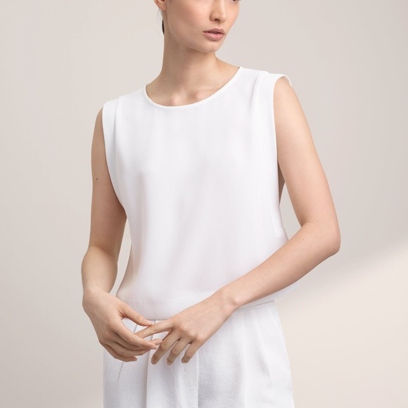 Aritzia Babaton Black Simon Sleeveless Blouse - Picture 2 of 6